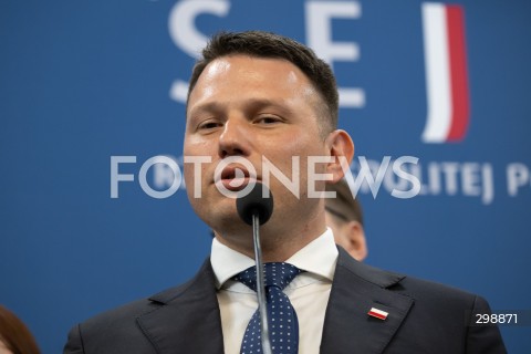  20.05.2025 WARSZAWA<br />
POSIEDZENIE SEJMU RP<br />
N/Z SLAWOMIR MENTZEN<br />
FOT. MARCIN BANASZKIEWICZ/FOTONEWS  