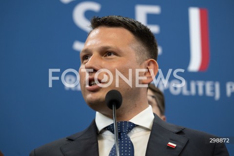  20.05.2025 WARSZAWA<br />
POSIEDZENIE SEJMU RP<br />
N/Z SLAWOMIR MENTZEN<br />
FOT. MARCIN BANASZKIEWICZ/FOTONEWS  