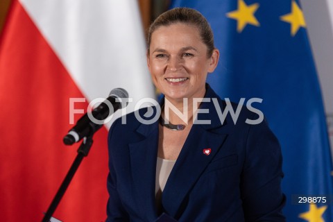  21.05.2025 WARSZAWA<br />
KONFERENCJA PRASOWA KIEROWNICTWA MINISTERSTWA EDUKACJI NARODOWEJ<br />
N/Z BARBARA NOWACKA<br />
FOT. ANTONI BYSZEWSKI/FOTONEWS 