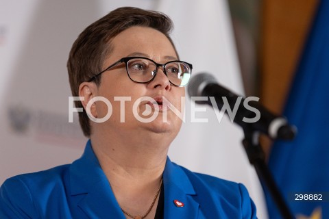  21.05.2025 WARSZAWA<br />
KONFERENCJA PRASOWA KIEROWNICTWA MINISTERSTWA EDUKACJI NARODOWEJ<br />
N/Z KATARZYNA LUBNAUER<br />
FOT. ANTONI BYSZEWSKI/FOTONEWS 