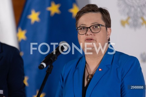 21.05.2025 WARSZAWA<br />
KONFERENCJA PRASOWA KIEROWNICTWA MINISTERSTWA EDUKACJI NARODOWEJ<br />
N/Z KATARZYNA LUBNAUER<br />
FOT. ANTONI BYSZEWSKI/FOTONEWS 