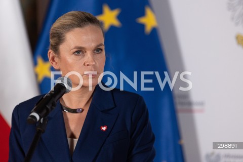  21.05.2025 WARSZAWA<br />
KONFERENCJA PRASOWA KIEROWNICTWA MINISTERSTWA EDUKACJI NARODOWEJ<br />
N/Z BARBARA NOWACKA<br />
FOT. ANTONI BYSZEWSKI/FOTONEWS 