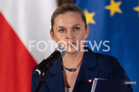  21.05.2025 WARSZAWA<br />
KONFERENCJA PRASOWA KIEROWNICTWA MINISTERSTWA EDUKACJI NARODOWEJ<br />
N/Z BARBARA NOWACKA<br />
FOT. ANTONI BYSZEWSKI/FOTONEWS 