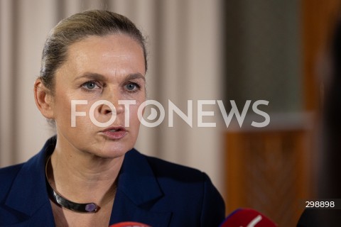  21.05.2025 WARSZAWA<br />
KONFERENCJA PRASOWA KIEROWNICTWA MINISTERSTWA EDUKACJI NARODOWEJ<br />
N/Z BARBARA NOWACKA<br />
FOT. ANTONI BYSZEWSKI/FOTONEWS 