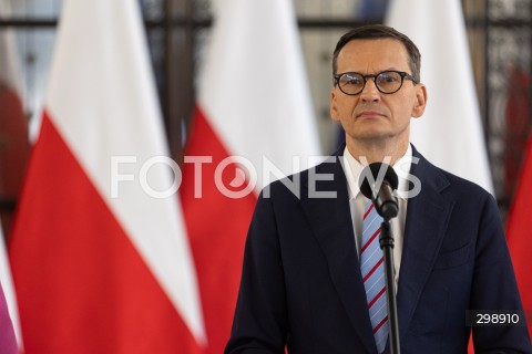  21.05.2025 WARSZAWA<br />
POSIEDZENIE SEJMU W WARSZAWIE<br />
KONFERENCJA PRASOWA POSLOW PIS<br />
N/Z MATEUSZ MORAWIECKI<br />
FOT. ANTONI BYSZEWSKI/FOTONEWS 