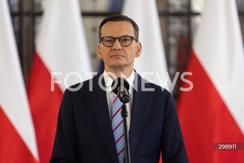  21.05.2025 WARSZAWA<br />
POSIEDZENIE SEJMU W WARSZAWIE<br />
KONFERENCJA PRASOWA POSLOW PIS<br />
N/Z MATEUSZ MORAWIECKI<br />
FOT. ANTONI BYSZEWSKI/FOTONEWS 