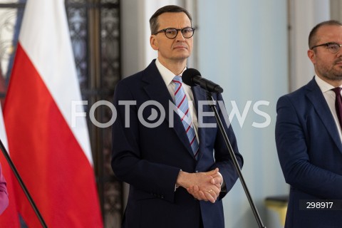  21.05.2025 WARSZAWA<br />
POSIEDZENIE SEJMU W WARSZAWIE<br />
KONFERENCJA PRASOWA POSLOW PIS<br />
N/Z MATEUSZ MORAWIECKI<br />
FOT. ANTONI BYSZEWSKI/FOTONEWS 