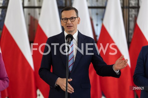  21.05.2025 WARSZAWA<br />
POSIEDZENIE SEJMU W WARSZAWIE<br />
KONFERENCJA PRASOWA POSLOW PIS<br />
N/Z MATEUSZ MORAWIECKI<br />
FOT. ANTONI BYSZEWSKI/FOTONEWS 