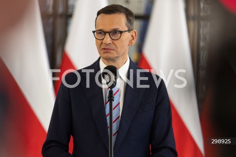  21.05.2025 WARSZAWA<br />
POSIEDZENIE SEJMU W WARSZAWIE<br />
KONFERENCJA PRASOWA POSLOW PIS<br />
N/Z MATEUSZ MORAWIECKI<br />
FOT. ANTONI BYSZEWSKI/FOTONEWS 