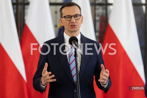  21.05.2025 WARSZAWA<br />
POSIEDZENIE SEJMU W WARSZAWIE<br />
KONFERENCJA PRASOWA POSLOW PIS<br />
N/Z MATEUSZ MORAWIECKI<br />
FOT. ANTONI BYSZEWSKI/FOTONEWS 