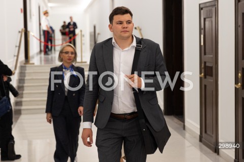  21.05.2025 WARSZAWA<br />
POSIEDZENIE SEJMU W WARSZAWIE<br />
N/Z ADAM GOMOLA<br />
FOT. ANTONI BYSZEWSKI/FOTONEWS 