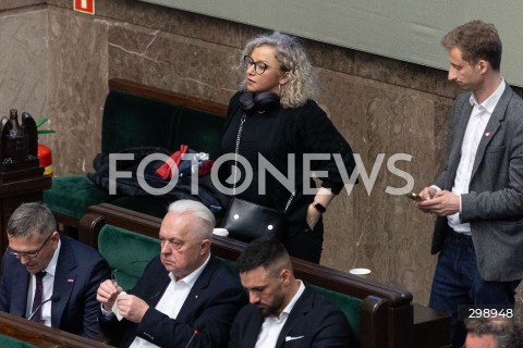  21.05.2025 WARSZAWA<br />
POSIEDZENIE SEJMU W WARSZAWIE<br />
N/Z KATARZYNA KOTULA<br />
FOT. ANTONI BYSZEWSKI/FOTONEWS 