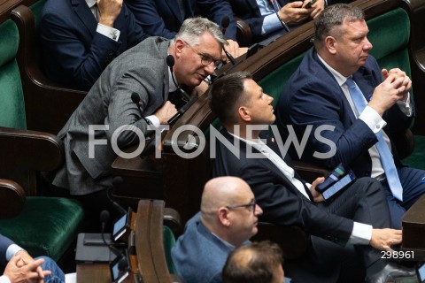  21.05.2025 WARSZAWA<br />
POSIEDZENIE SEJMU W WARSZAWIE<br />
N/Z PRZEMYSLAW WIPLER SLAWOMIR MENTZEN<br />
FOT. ANTONI BYSZEWSKI/FOTONEWS 