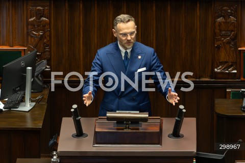  21.05.2025 WARSZAWA<br />
POSIEDZENIE SEJMU W WARSZAWIE<br />
N/Z ZBIGNIEW BOGUCKI<br />
FOT. ANTONI BYSZEWSKI/FOTONEWS 