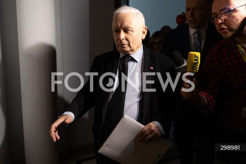  21.05.2025 WARSZAWA<br />
POSIEDZENIE SEJMU W WARSZAWIE<br />
N/Z JAROSLAW KACZYNSKI<br />
FOT. ANTONI BYSZEWSKI/FOTONEWS 