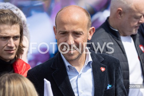  25.05.2025 WARSZAWA<br />
WIELKI MARSZ PATRIOTOW - MARSZ KANDYDATA NA PREZYDENTA RP RAFALA TRZASKOWSKIEGO W WARSZAWIE<br />
N/Z BORYS BUDKA<br />
FOT. ANTONI BYSZEWSKI/FOTONEWS 