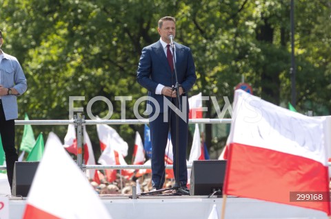  25.05.2025 WARSZAWA<br />
WIELKI MARSZ PATRIOTOW - MARSZ KANDYDATA NA PREZYDENTA RP RAFALA TRZASKOWSKIEGO W WARSZAWIE<br />
N/Z RAFAL TRZASKOWSKI<br />
FOT. ANTONI BYSZEWSKI/FOTONEWS 