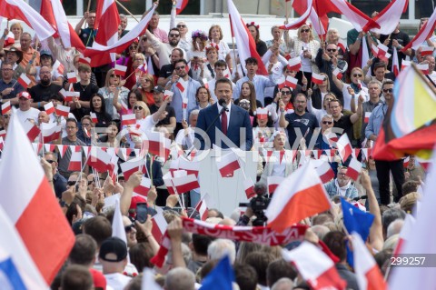  25.05.2025 WARSZAWA<br />
WIELKI MARSZ PATRIOTOW - MARSZ KANDYDATA NA PREZYDENTA RP RAFALA TRZASKOWSKIEGO W WARSZAWIE<br />
N/Z RAFAL TRZASKOWSKI<br />
FOT. ANTONI BYSZEWSKI/FOTONEWS 