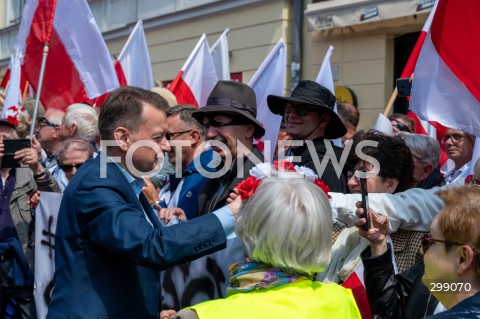  25.05.2025 WARSZAWA<br />
MARSZ ZA POLSKA<br />
MARSZ ZWOLENNIKOW KAROLA NAWROCKIEGO<br />
N/Z MARIUSZ BLASZCZAK<br />
FOT. MARCIN BANASZKIEWICZ/FOTONEWS  