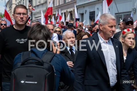  25.05.2025 WARSZAWA<br />
MARSZ ZA POLSKA<br />
MARSZ ZWOLENNIKOW KAROLA NAWROCKIEGO<br />
N/Z JAROSLAW KACZYNSKI<br />
FOT. MARCIN BANASZKIEWICZ/FOTONEWS  