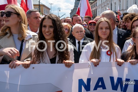  25.05.2025 WARSZAWA<br />
MARSZ ZA POLSKA<br />
MARSZ ZWOLENNIKOW KAROLA NAWROCKIEGO<br />
N/Z JAROSLAW KACZYNSKI<br />
FOT. MARCIN BANASZKIEWICZ/FOTONEWS  
