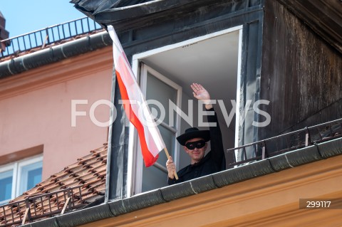  25.05.2025 WARSZAWA<br />
MARSZ ZA POLSKA<br />
MARSZ ZWOLENNIKOW KAROLA NAWROCKIEGO<br />
N/Z ZORRO<br />
FOT. MARCIN BANASZKIEWICZ/FOTONEWS  