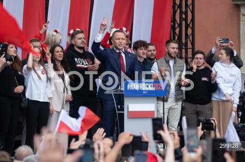  25.05.2025 WARSZAWA<br />
MARSZ ZA POLSKA<br />
MARSZ ZWOLENNIKOW KAROLA NAWROCKIEGO<br />
N/Z KAROL NAWROCKI<br />
FOT. MARCIN BANASZKIEWICZ/FOTONEWS  