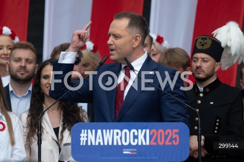  25.05.2025 WARSZAWA<br />
MARSZ ZA POLSKA<br />
MARSZ ZWOLENNIKOW KAROLA NAWROCKIEGO<br />
N/Z KAROL NAWROCKI<br />
FOT. MARCIN BANASZKIEWICZ/FOTONEWS  