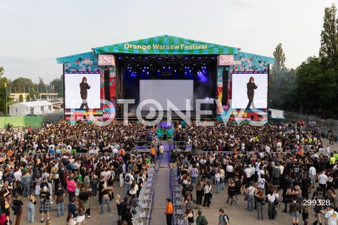  31.05.2025 WARSZAWA<br />
FESTIWAL MUZYCZNY ORANGE WARSAW FESTIVAL 2025 W WARSZAWIE<br />
N/Z. SCENA GLOWNA PUBLICZNOSC<br />
FOT. ANTONI BYSZEWSKI/FOTONEWS 