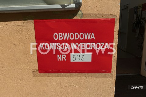  01.06.2025 WARSZAWA <br />
WYBORY PREZYDENCKIE 2025<br />
DRUGA TURA WYBOROW PREZYDENCKICH<br />
N/Z TABLICA OBWODOWA KOMISJA WYBORCZA<br />
FOT. ANTONI BYSZEWSKI/FOTONEWS 