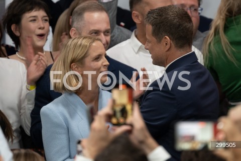  01.06.2025 WARSZAWA<br />
WYBORY PREZYDENCKIE 2025<br />
DRUGA TURA WYBOROW PREZYDENCKICH<br />
WIECZOR WYBORCZY RAFALA TRZASKOWSKIEGO<br />
N/Z MALGORZATA TRZASKOWSKA RAFAL TRZASKOWSKI<br />
FOT. MARCIN BANASZKIEWICZ/FOTONEWS  