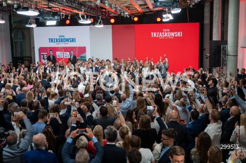  01.06.2025 WARSZAWA<br />
WYBORY PREZYDENCKIE 2025<br />
DRUGA TURA WYBOROW PREZYDENCKICH<br />
WIECZOR WYBORCZY RAFALA TRZASKOWSKIEGO<br />
N/Z MALGORZATA TRZASKOWSKA RAFAL TRZASKOWSKI<br />
FOT. MARCIN BANASZKIEWICZ/FOTONEWS  
