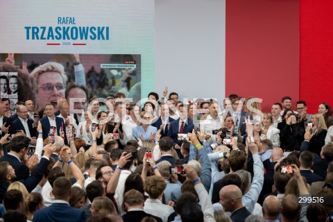  01.06.2025 WARSZAWA<br />
WYBORY PREZYDENCKIE 2025<br />
DRUGA TURA WYBOROW PREZYDENCKICH<br />
WIECZOR WYBORCZY RAFALA TRZASKOWSKIEGO<br />
N/Z MALGORZATA TRZASKOWSKA RAFAL TRZASKOWSKI<br />
FOT. MARCIN BANASZKIEWICZ/FOTONEWS  