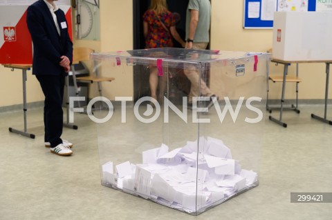  01.06.2025 WARSZAWA<br />
WYBORY PREZYDENCKIE 2025 W WARSZAWIE<br />
II TURA<br />
N/Z URNA WYBORCZA<br />
 