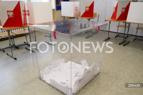  01.06.2025 WARSZAWA<br />
WYBORY PREZYDENCKIE 2025 W WARSZAWIE<br />
II TURA<br />
N/Z URNA WYBORCZA<br />
 