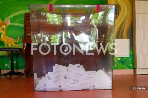  01.06.2025 WARSZAWA<br />
WYBORY PREZYDENCKIE 2025 W WARSZAWIE<br />
II TURA<br />
N/Z URNA WYBORCZA<br />
 