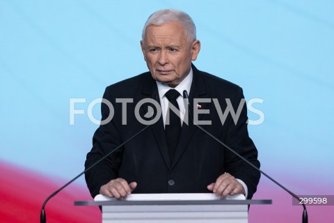  02.06.2025 WARSZAWA<br />
OSWIADCZENIE DLA MEDIOW PREZESA PIS JAROSLAWA KACZYNSKIEGO W WARSZAWIE<br />
N/Z JAROSLAW KACZYNSKI<br />
FOT. ANTONI BYSZEWSKI/FOTONEWS 