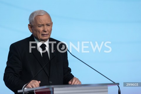  02.06.2025 WARSZAWA<br />
OSWIADCZENIE DLA MEDIOW PREZESA PIS JAROSLAWA KACZYNSKIEGO W WARSZAWIE<br />
N/Z JAROSLAW KACZYNSKI<br />
FOT. ANTONI BYSZEWSKI/FOTONEWS 