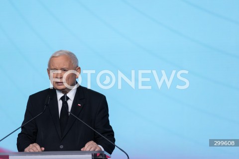  02.06.2025 WARSZAWA<br />
OSWIADCZENIE DLA MEDIOW PREZESA PIS JAROSLAWA KACZYNSKIEGO W WARSZAWIE<br />
N/Z JAROSLAW KACZYNSKI<br />
FOT. ANTONI BYSZEWSKI/FOTONEWS 