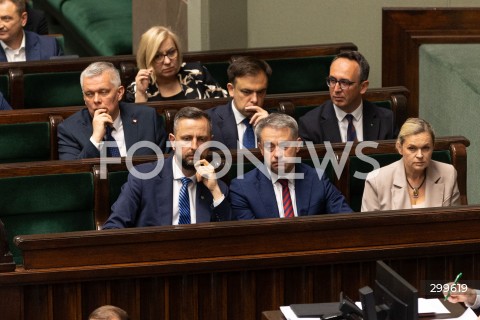  03.06.2025 WARSZAWA<br />
36. POSIEDZENIE SEJMU X KADENCJI<br />
N/Z WLADYSLAW KOSINIAK - KAMYSZ KRZYSZTOF GAWKOWSKI BARBARA NOWACKA ANDRZEJ DOMANSKI TOMASZ SIEMONIAK<br />
FOT. ANTONI BYSZEWSKI/FOTONEWS 