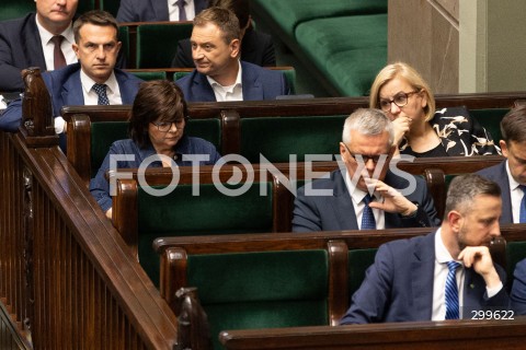  03.06.2025 WARSZAWA<br />
36. POSIEDZENIE SEJMU X KADENCJI<br />
N/Z IZABELA LESZCZYNA SLAWOMIR NITRAS<br />
FOT. ANTONI BYSZEWSKI/FOTONEWS 