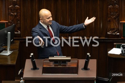  03.06.2025 WARSZAWA<br />
36. POSIEDZENIE SEJMU X KADENCJI<br />
N/Z DARIUSZ MATECKI<br />
FOT. ANTONI BYSZEWSKI/FOTONEWS 