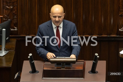  03.06.2025 WARSZAWA<br />
36. POSIEDZENIE SEJMU X KADENCJI<br />
N/Z DARIUSZ MATECKI<br />
FOT. ANTONI BYSZEWSKI/FOTONEWS 