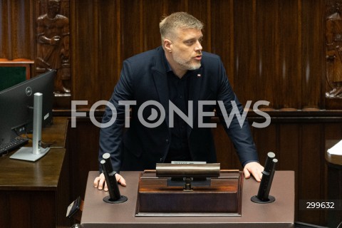  03.06.2025 WARSZAWA<br />
36. POSIEDZENIE SEJMU X KADENCJI<br />
N/Z ADRIAN ZANDBERG<br />
FOT. ANTONI BYSZEWSKI/FOTONEWS 