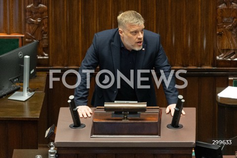  03.06.2025 WARSZAWA<br />
36. POSIEDZENIE SEJMU X KADENCJI<br />
N/Z ADRIAN ZANDBERG<br />
FOT. ANTONI BYSZEWSKI/FOTONEWS 