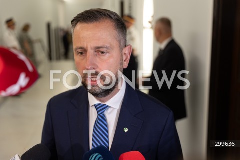  03.06.2025 WARSZAWA<br />
36. POSIEDZENIE SEJMU X KADENCJI<br />
N/Z WLADYSLAW KOSINIAK - KAMYSZ<br />
FOT. ANTONI BYSZEWSKI/FOTONEWS 