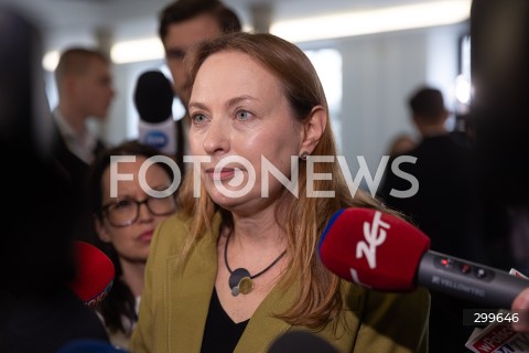 03.06.2025 WARSZAWA<br />
36. POSIEDZENIE SEJMU X KADENCJI<br />
N/Z KATARZYNA PELCZYNSKA NALECZ<br />
FOT. ANTONI BYSZEWSKI/FOTONEWS 