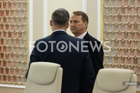  03.06.2025 WARSZAWA<br />
POSIEDZENIE RADY MINISTROW<br />
N/Z RADOSLAW SIKORSKI<br />
FOT. ANTONI BYSZEWSKI/FOTONEWS 