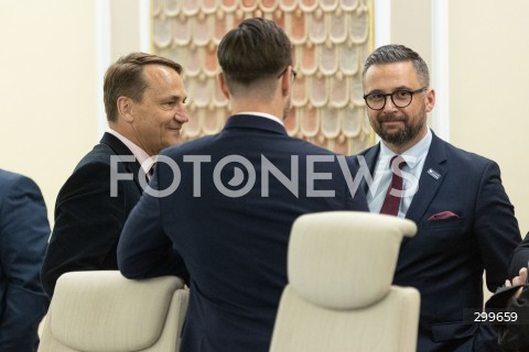  03.06.2025 WARSZAWA<br />
POSIEDZENIE RADY MINISTROW<br />
N/Z RADOSLAW SIKORSKI<br />
FOT. ANTONI BYSZEWSKI/FOTONEWS 