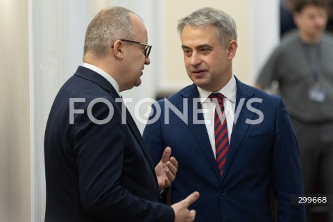  03.06.2025 WARSZAWA<br />
POSIEDZENIE RADY MINISTROW<br />
N/Z ADAM BODNAR KRZYSZTOF GAWKOWSKI<br />
FOT. ANTONI BYSZEWSKI/FOTONEWS 